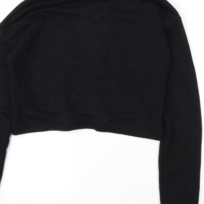 Womens UK Size 8 Boohoo Black Pullover Jumper