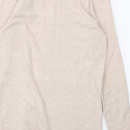 Womens UK Size 6 M&S Beige Cardigan Jumper