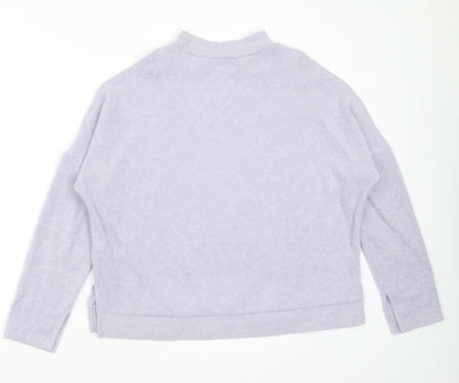 Womens UK Size M New Look Purple Pullover Jumper