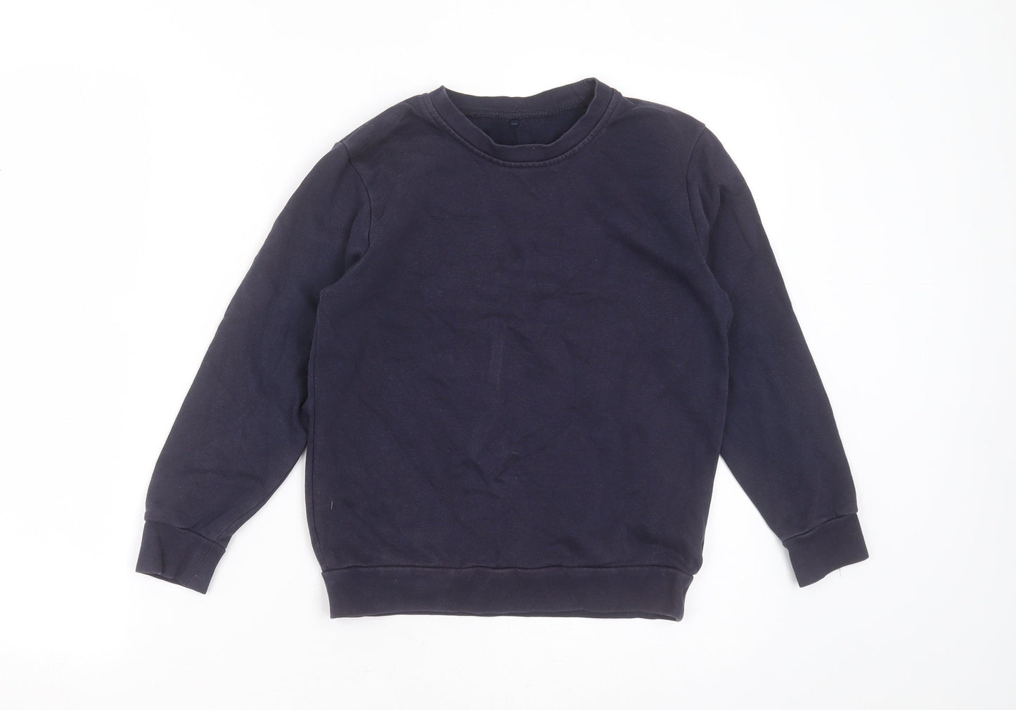 George Boys Blue  Cotton Pullover Sweatshirt Size 8-9 Years   - school