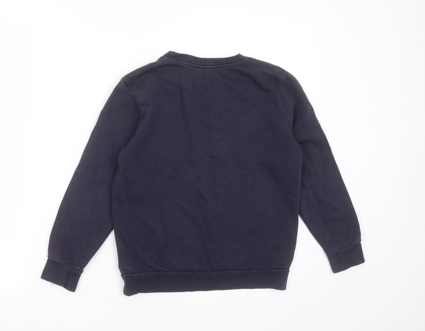 George Boys Blue  Cotton Pullover Sweatshirt Size 8-9 Years   - school