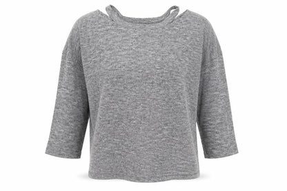 Womens UK Size 12 F&F Grey Pullover Jumper