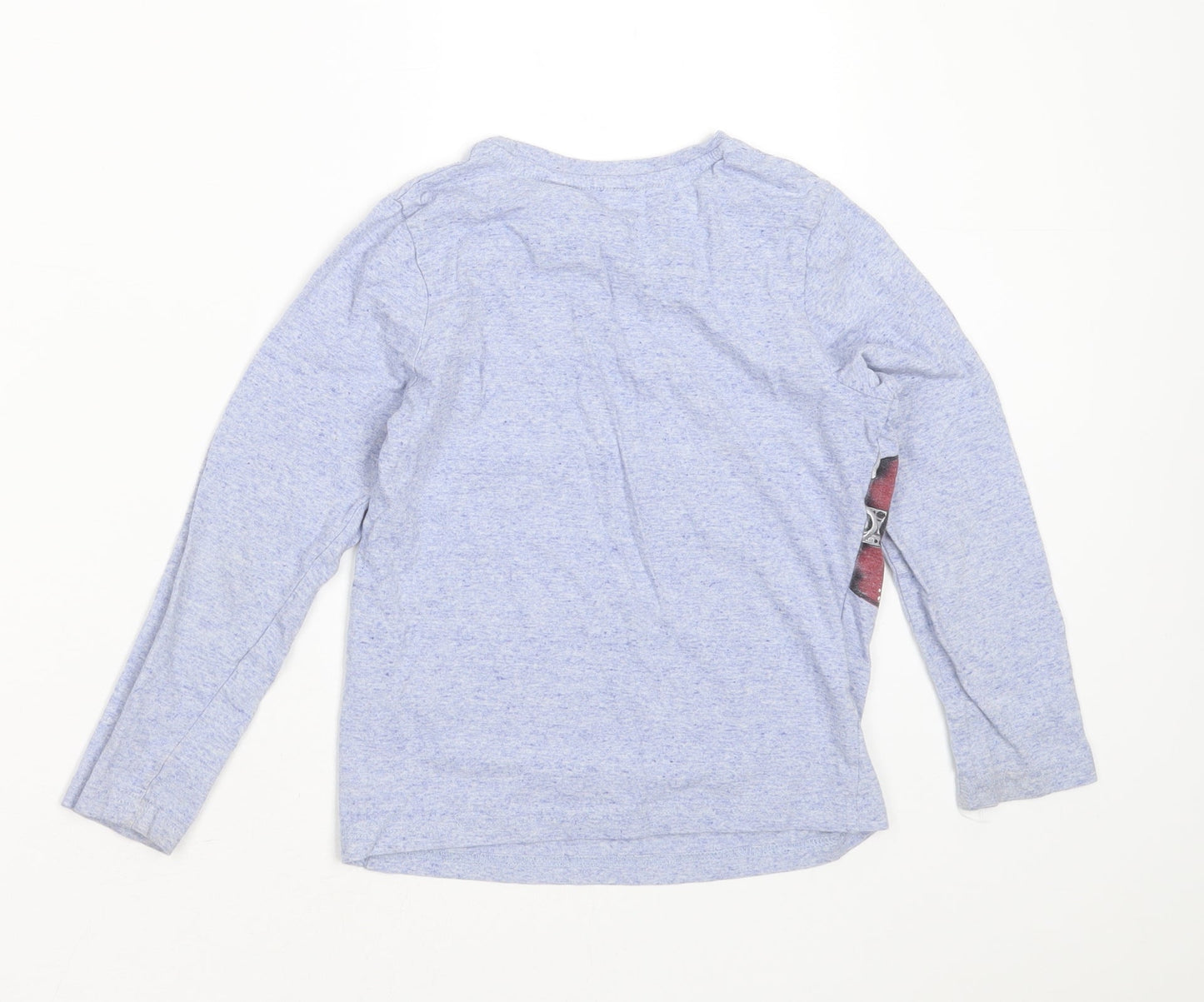 Skate Nation Boys Blue  Cotton Basic T-Shirt Size 8 Years Round Neck  - skating