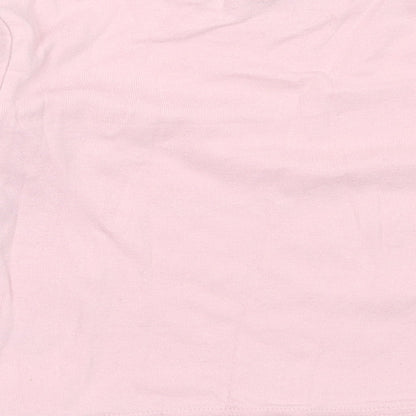 Matalan Girls Pink Solid Cotton Top Pyjama Top Size 4-5 Years