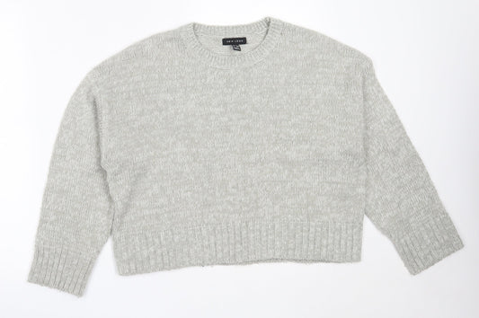 Womens UK Size M New Look Grey Pullover Jumper