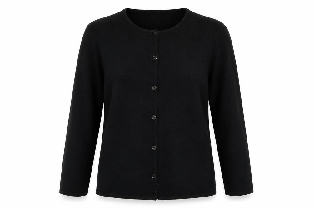 Womens UK Size L Select Black Cardigan Jumper