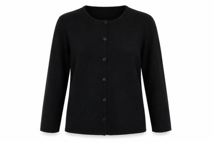 Womens UK Size L Select Black Cardigan Jumper