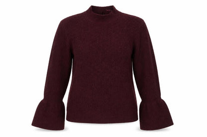 George Womens Red Round Neck  Acrylic Pullover Jumper Size M