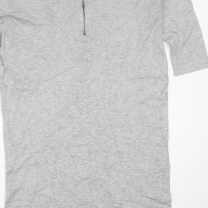 Vera Moda Womens Grey  Viscose Jumper Dress  Size M  Round Neck