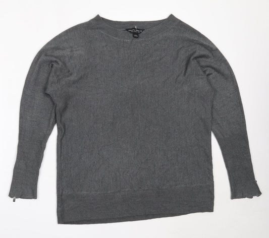 Womens UK Size 14 Dorothy Perkins Grey Pullover Jumper