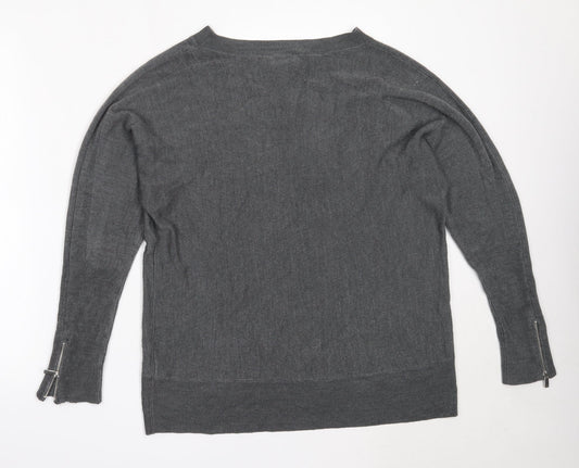 Womens UK Size 14 Dorothy Perkins Grey Pullover Jumper