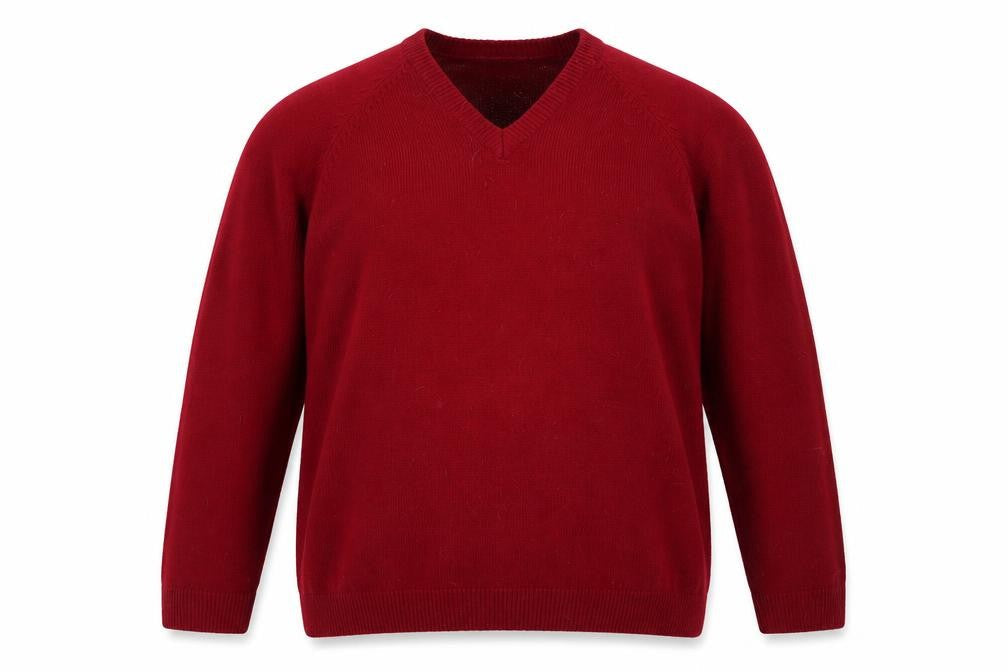 Mens UK Size M South Bay Red Pullover Jumper