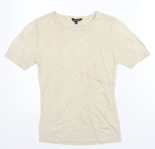 Womens UK Size 12 Janique Grey Basic T-Shirt