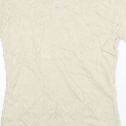 Womens UK Size 12 Janique Grey Basic T-Shirt