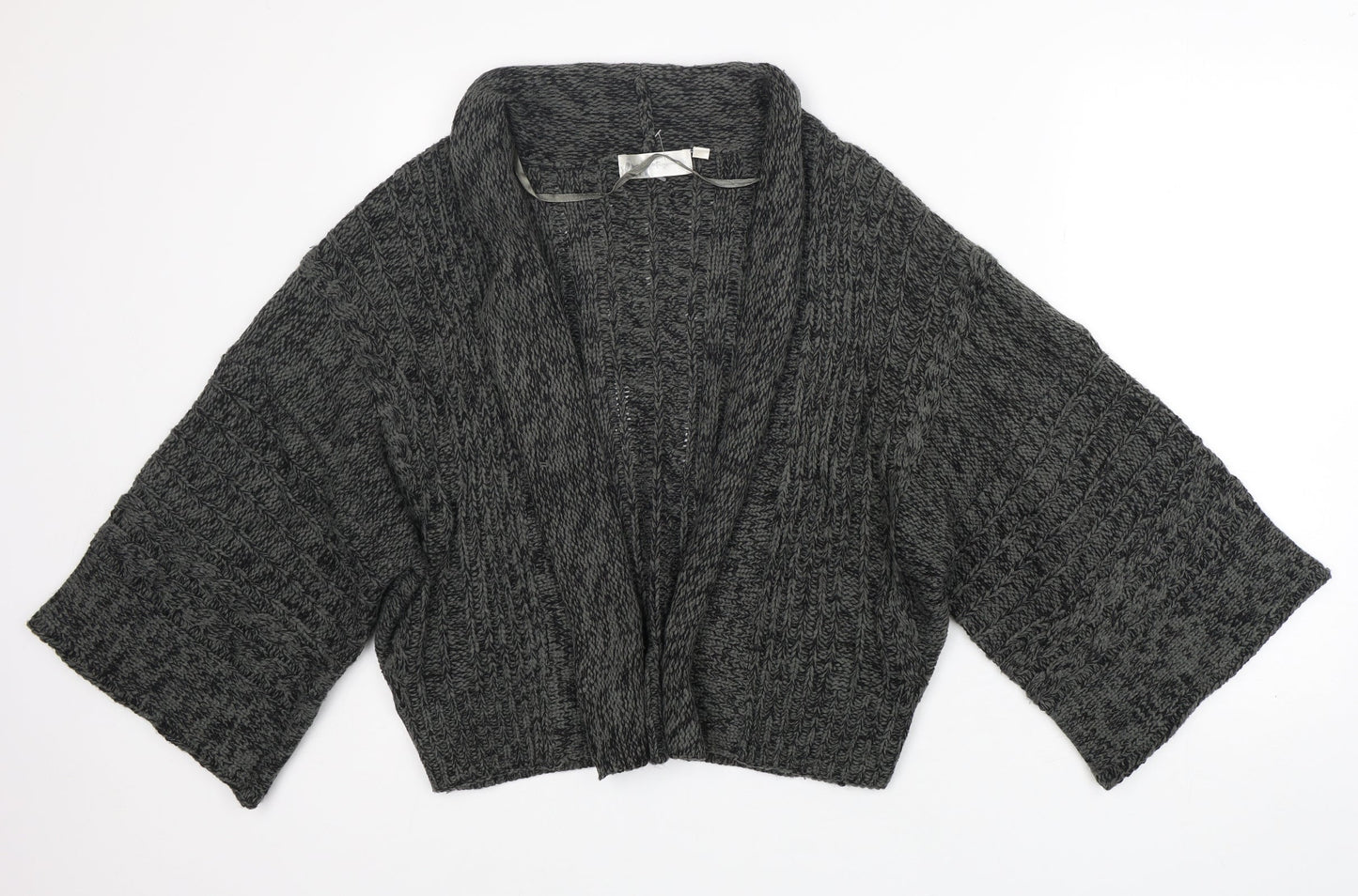 Womens UK Size L Internacionale Grey Cardigan Jumper