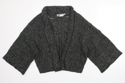 Womens UK Size L Internacionale Grey Cardigan Jumper