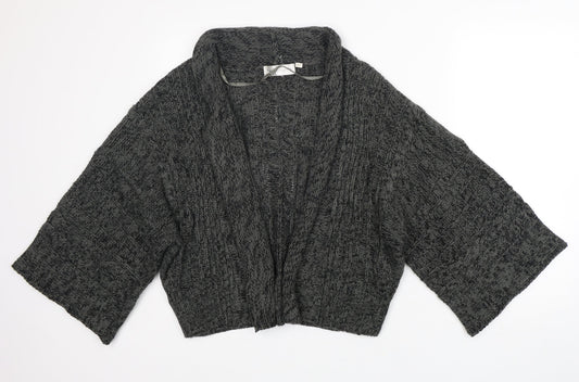 Womens UK Size L Internacionale Grey Cardigan Jumper