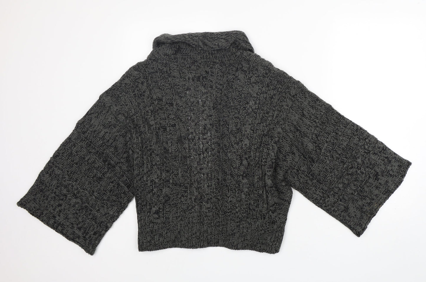 Womens UK Size L Internacionale Grey Cardigan Jumper