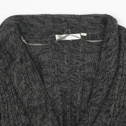 Womens UK Size L Internacionale Grey Cardigan Jumper