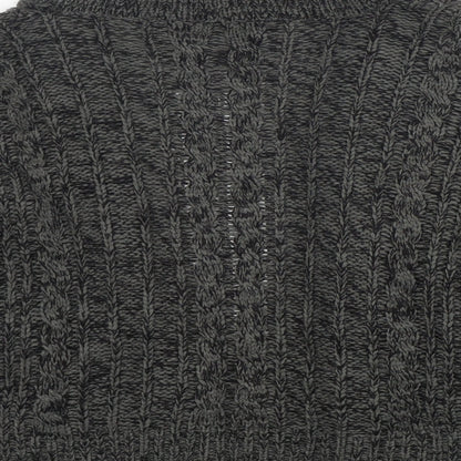 Womens UK Size L Internacionale Grey Cardigan Jumper