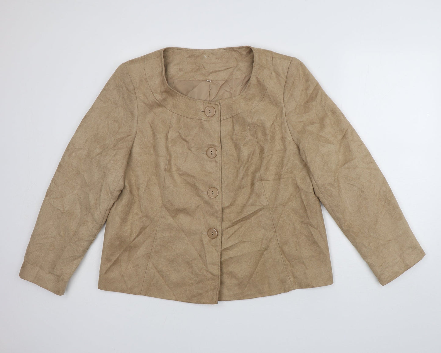 Womens UK Size 18 EWM Brown Jacket