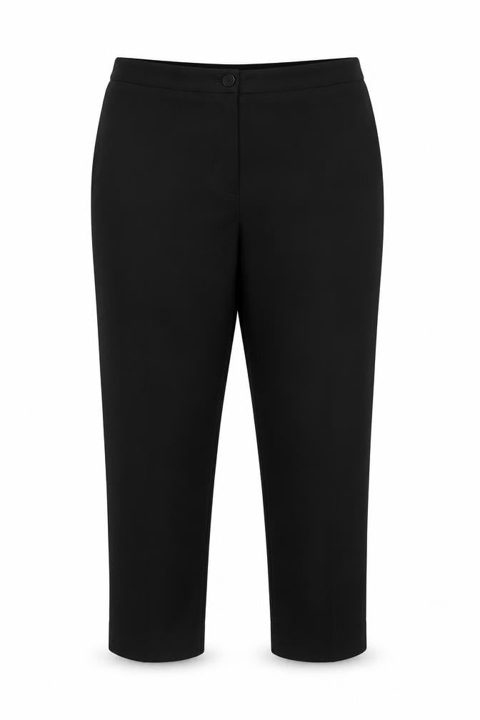 Country Casuals Womens Black Polyester Dress Pants Trousers Size 18 L25 in Regular Button