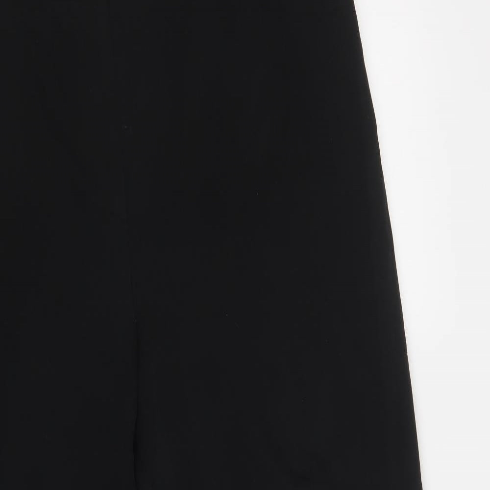 CC Womens Black  Polyester Dress Pants Trousers Size 18 L25 in Regular Button