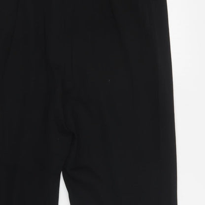 CC Womens Black  Polyester Dress Pants Trousers Size 18 L25 in Regular Button