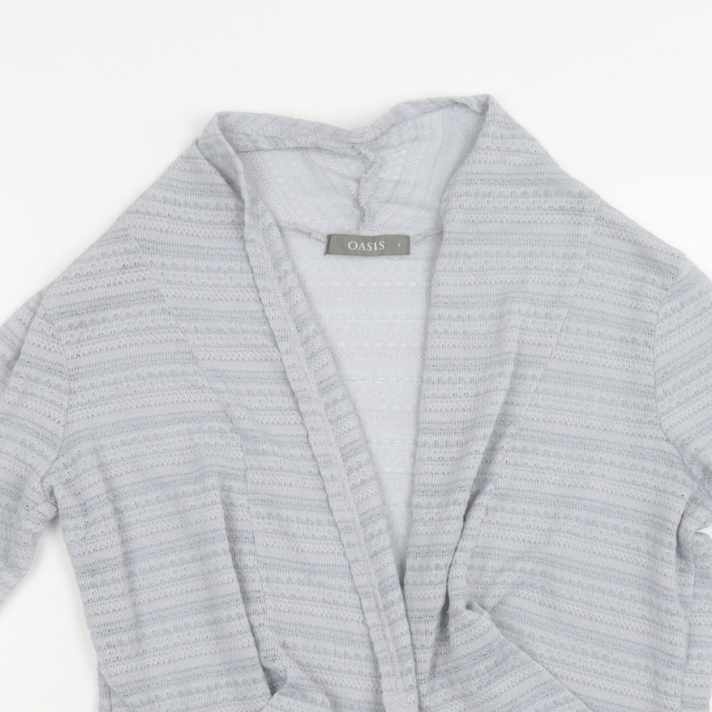 Womens UK Size S Oasis Blue Cardigan Jumper