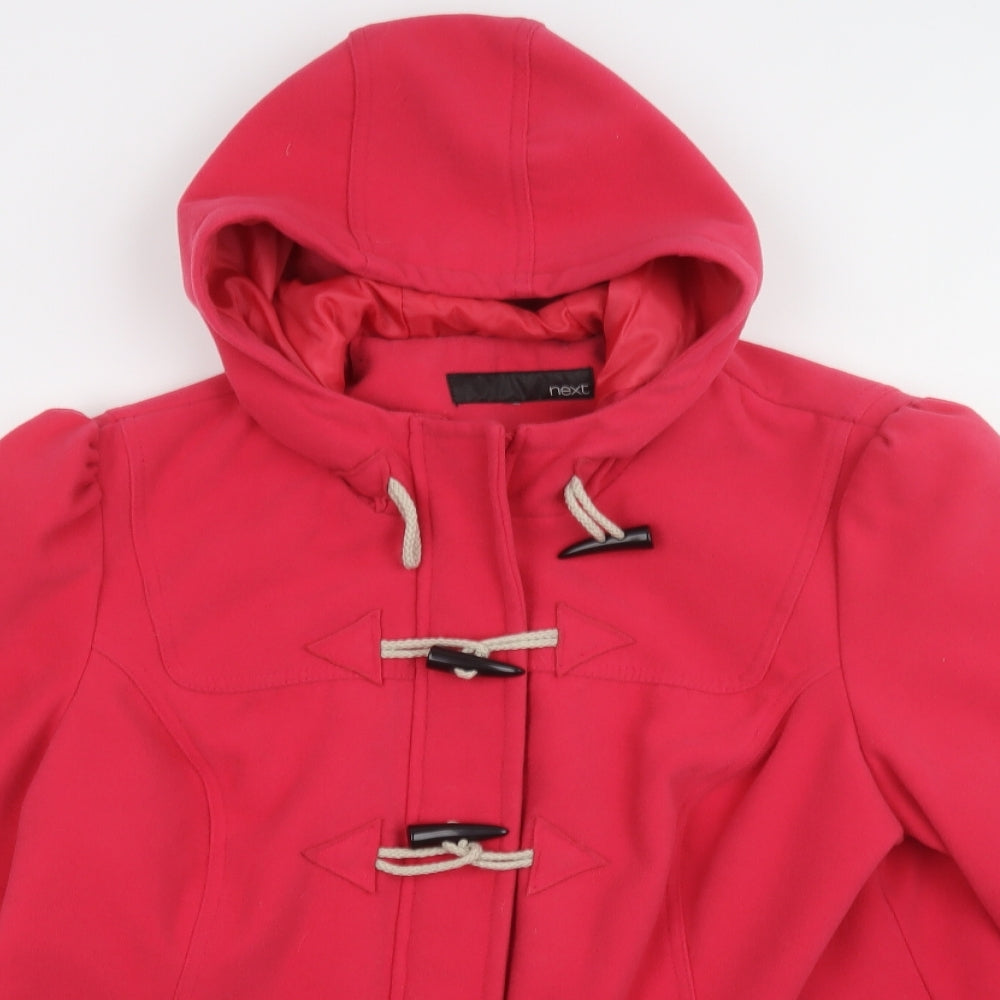 Womens UK Size L NEXT Pink Pea Coat