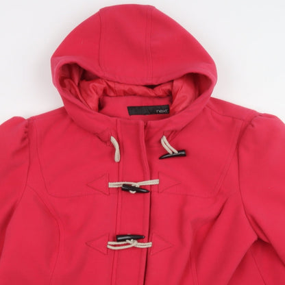 Womens UK Size L NEXT Pink Pea Coat
