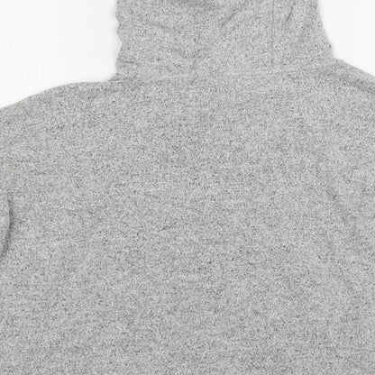 F&F Womens Grey  Viscose Pullover Hoodie Size 10