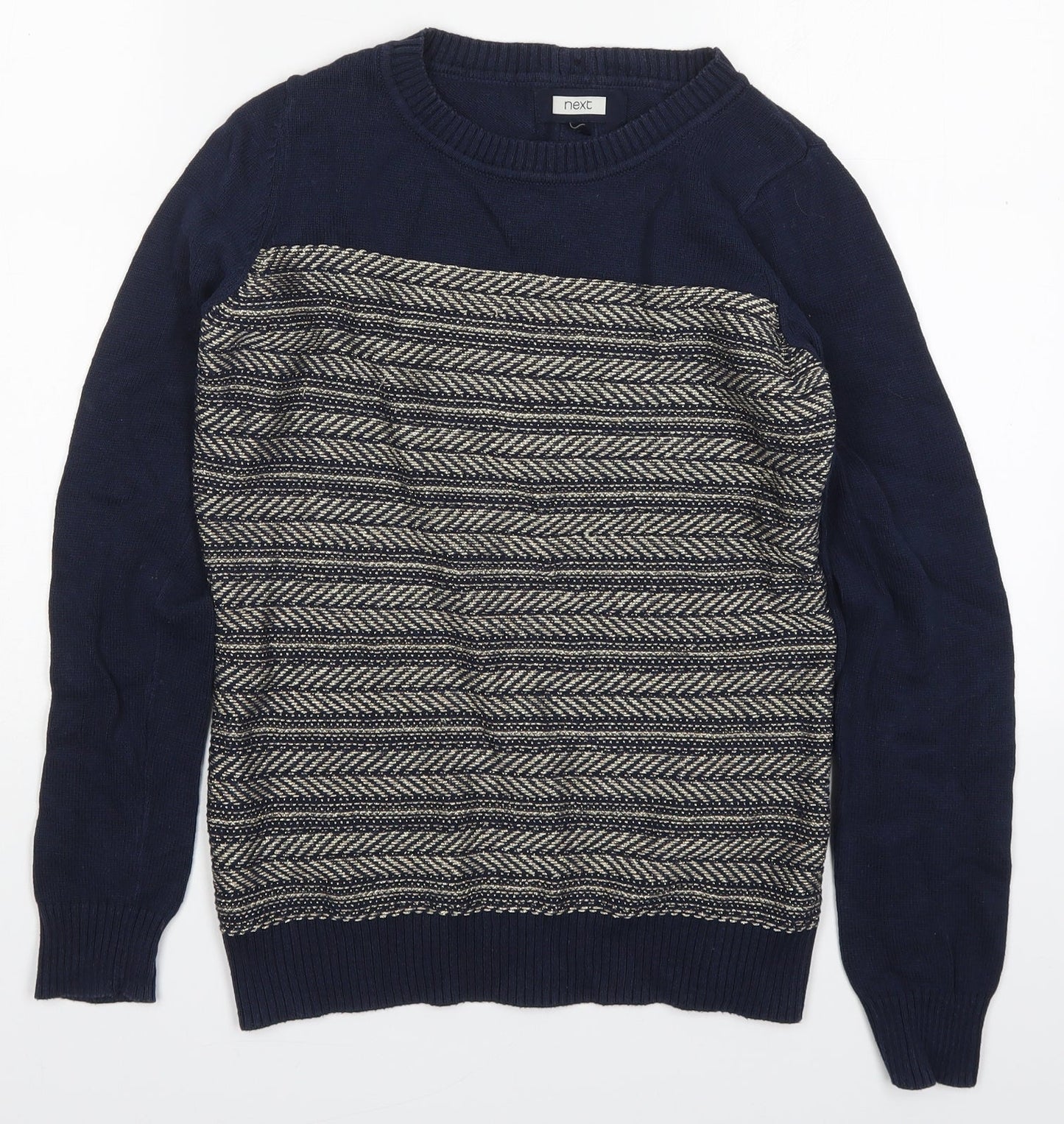 Womens UK Size 10 NEXT Blue Pullover Jumper