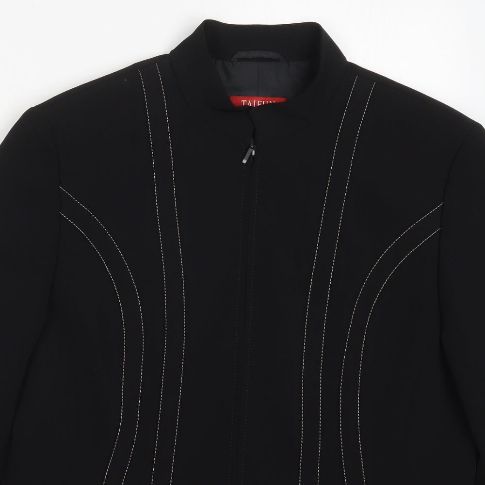 Womens UK Size 14 Taifun Black Jacket