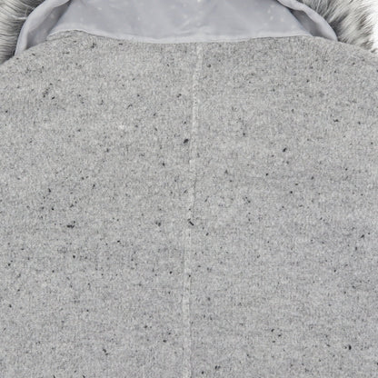 Primark Girls Grey V-Neck  Acrylic Cardigan Jumper Size 10-11 Years