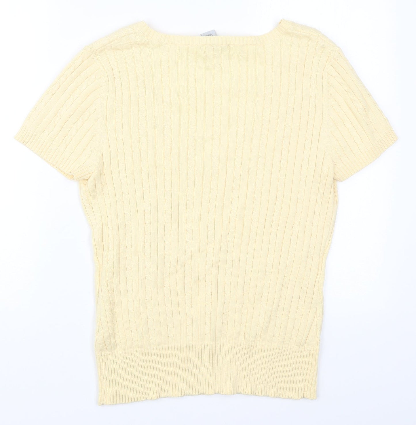Womens UK Size M IZOD Beige Pullover Jumper