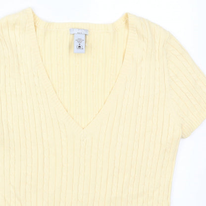 Womens UK Size M IZOD Beige Pullover Jumper