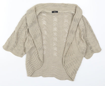 Womens UK Size M M&Co Beige Cardigan Jumper