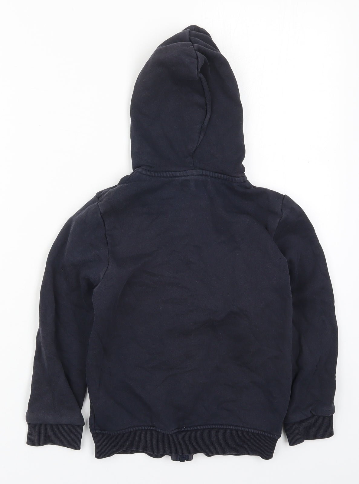 TU Boys Blue  Cotton Full Zip Hoodie Size 6 Years  Zip