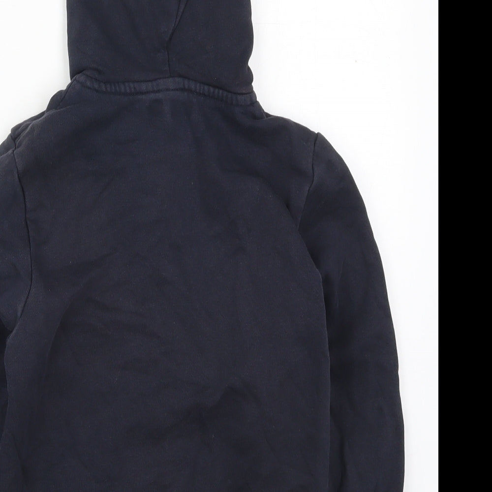 TU Boys Blue  Cotton Full Zip Hoodie Size 6 Years  Zip