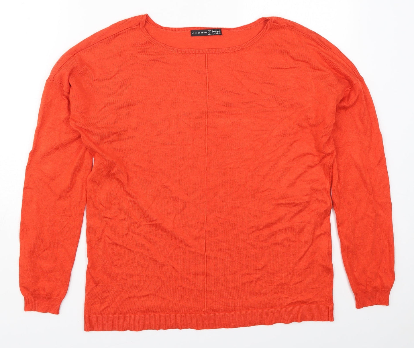 Womens UK Size 14 Atmosphere Red Pullover Jumper