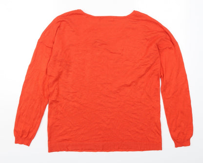 Womens UK Size 14 Atmosphere Red Pullover Jumper