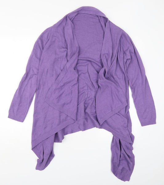 Womens UK Size S Bonmarché Purple Cardigan Jumper