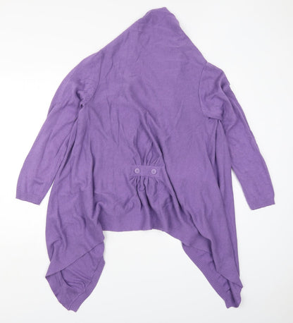 Womens UK Size S Bonmarché Purple Cardigan Jumper