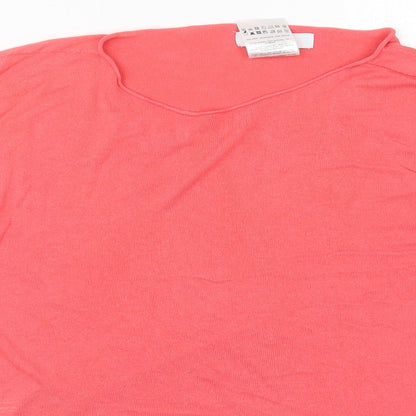 Womens UK Size M Replay Pink Pullover Jumper