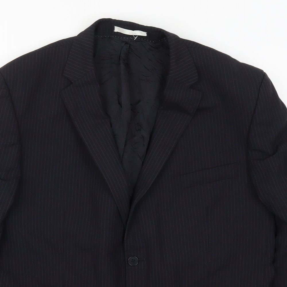 Mens UK Size 46 Burton Regular Blue Suit Jacket
