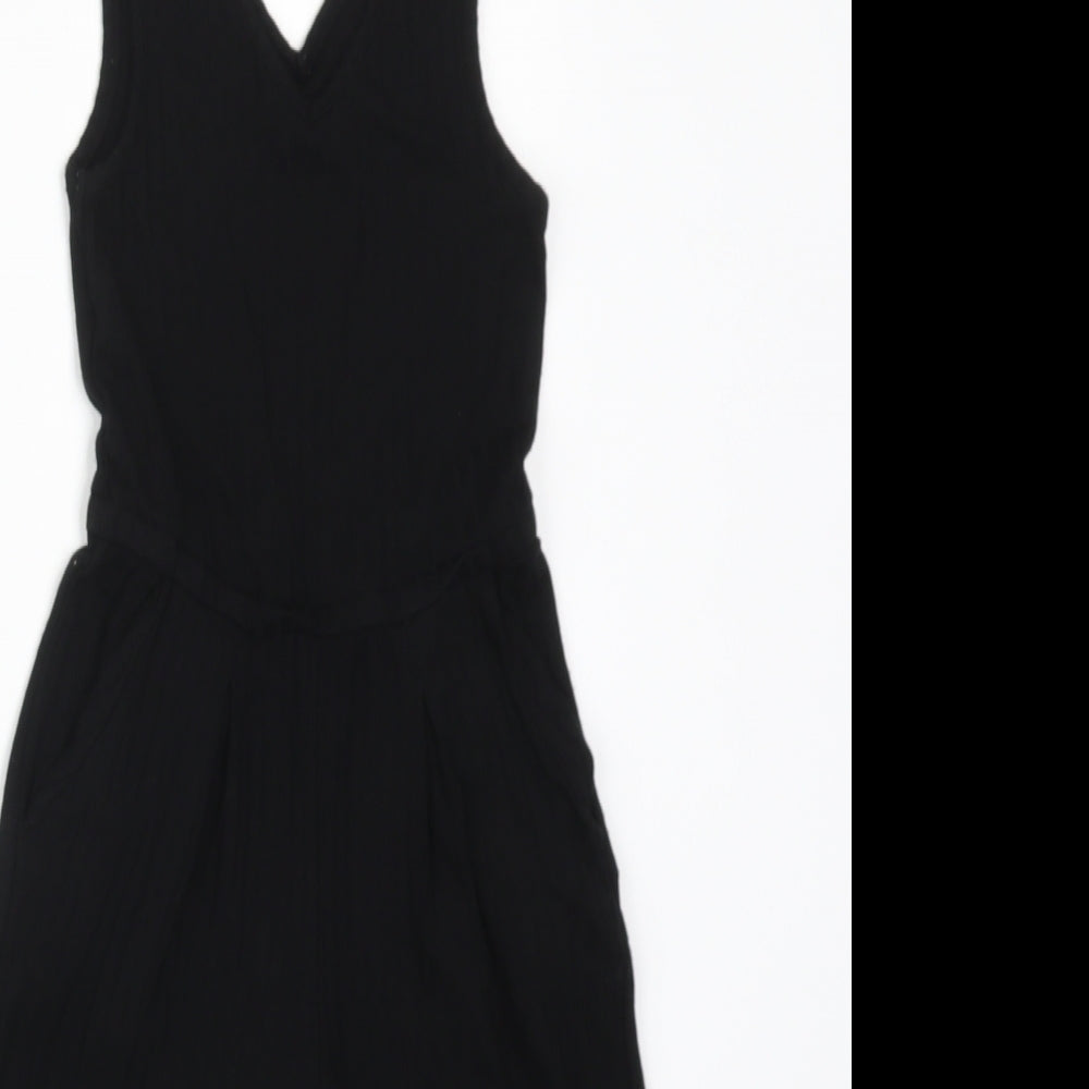 RESERVED Girls Black  Viscose Jumpsuit One-Piece Size 5 Years  Pullover
