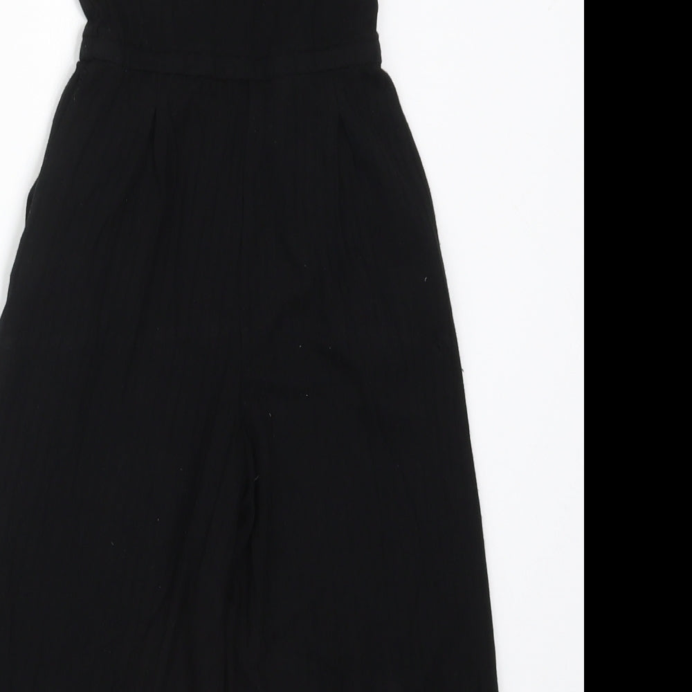 RESERVED Girls Black  Viscose Jumpsuit One-Piece Size 5 Years  Pullover