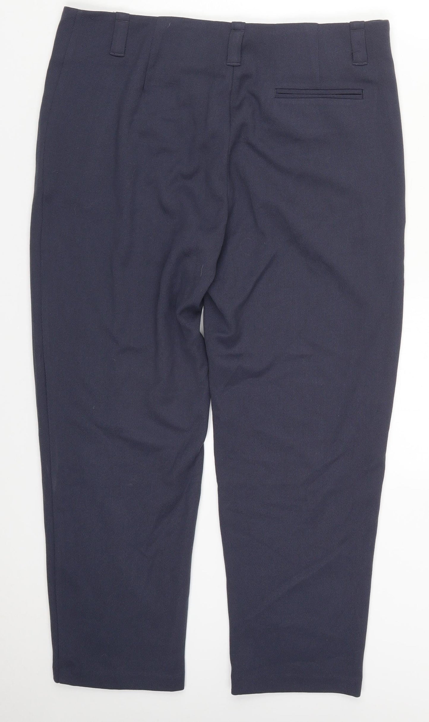 Womens UK Size 10 Preworn Regular Fit  Blue Trousers