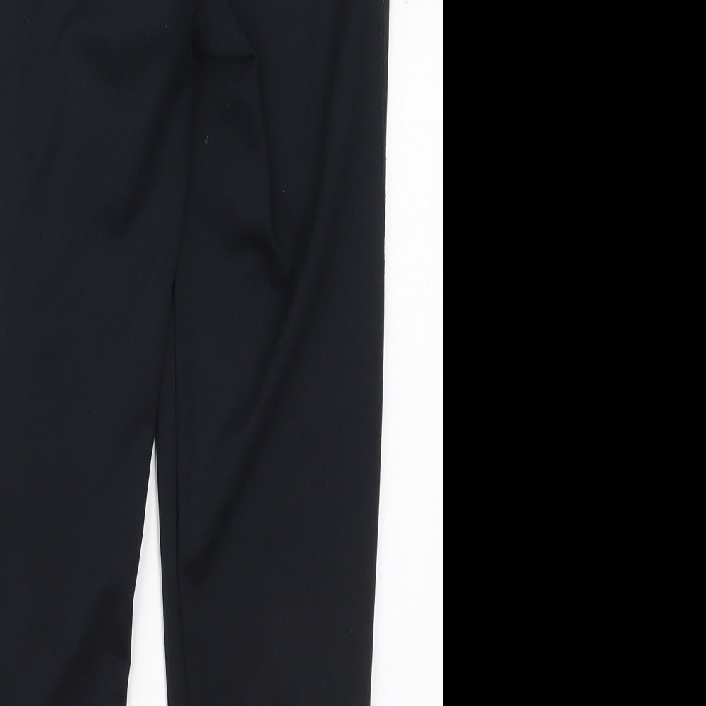 F&F Womens Black  Polyester Cropped Leggings Size 6 L18 in Regular